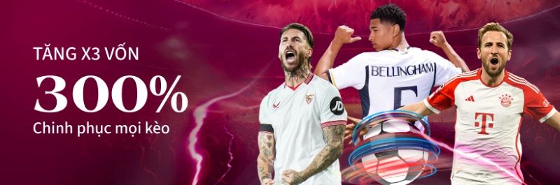 Ưu đãi lớn 300% tại FANVIP