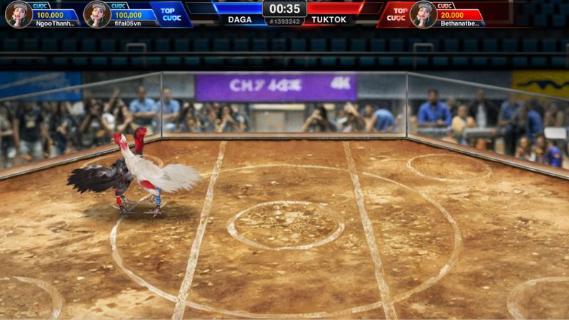 Đá gà 3D Fanvip - Đấu trường ảo sống động, so kè chiến kê đỉnh cao 1 Giao diện chơi đá gà 3D tại Fanvip